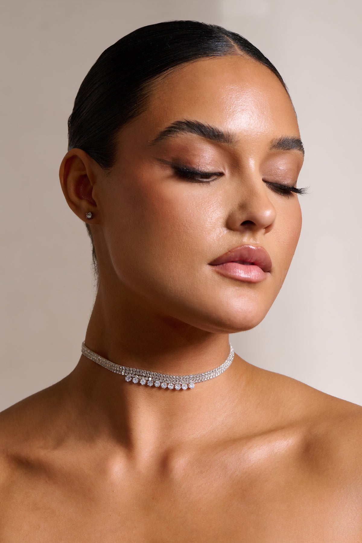 Black Leather Gothic Heart Rhinestone Choker Necklace Women Crystal Choker  2020 Statement chocker collar fashion jewellery